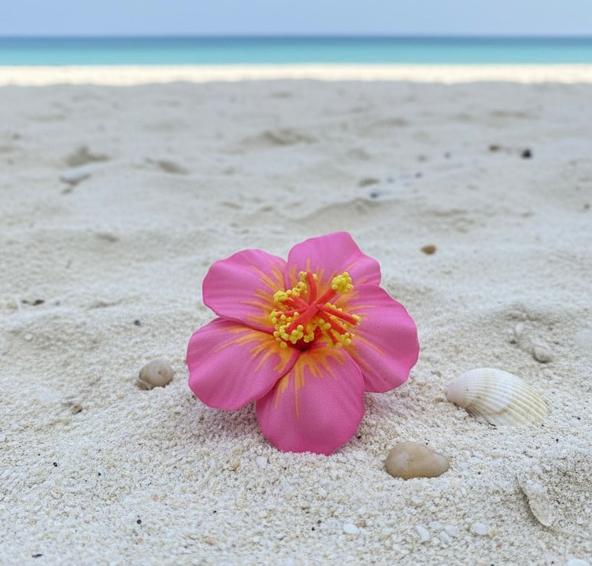 Hibiscus Hair Pick