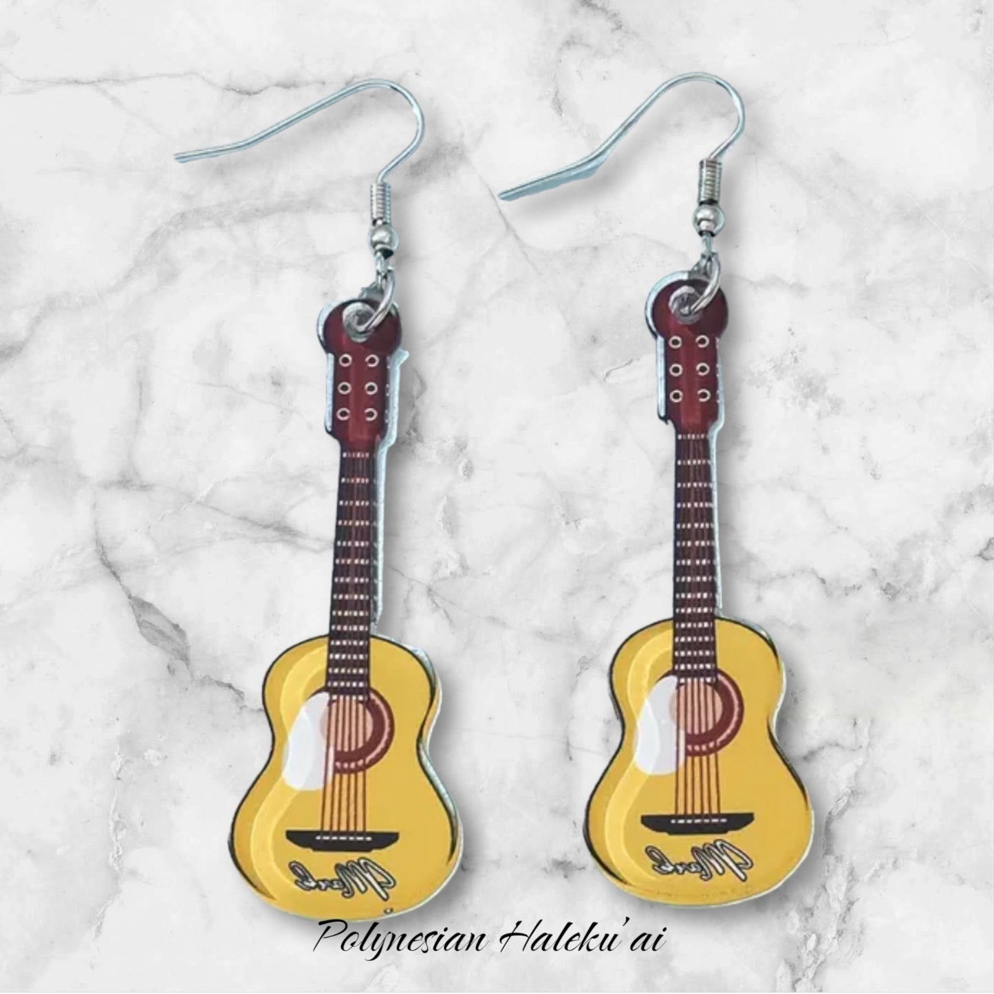Guitar Earrings