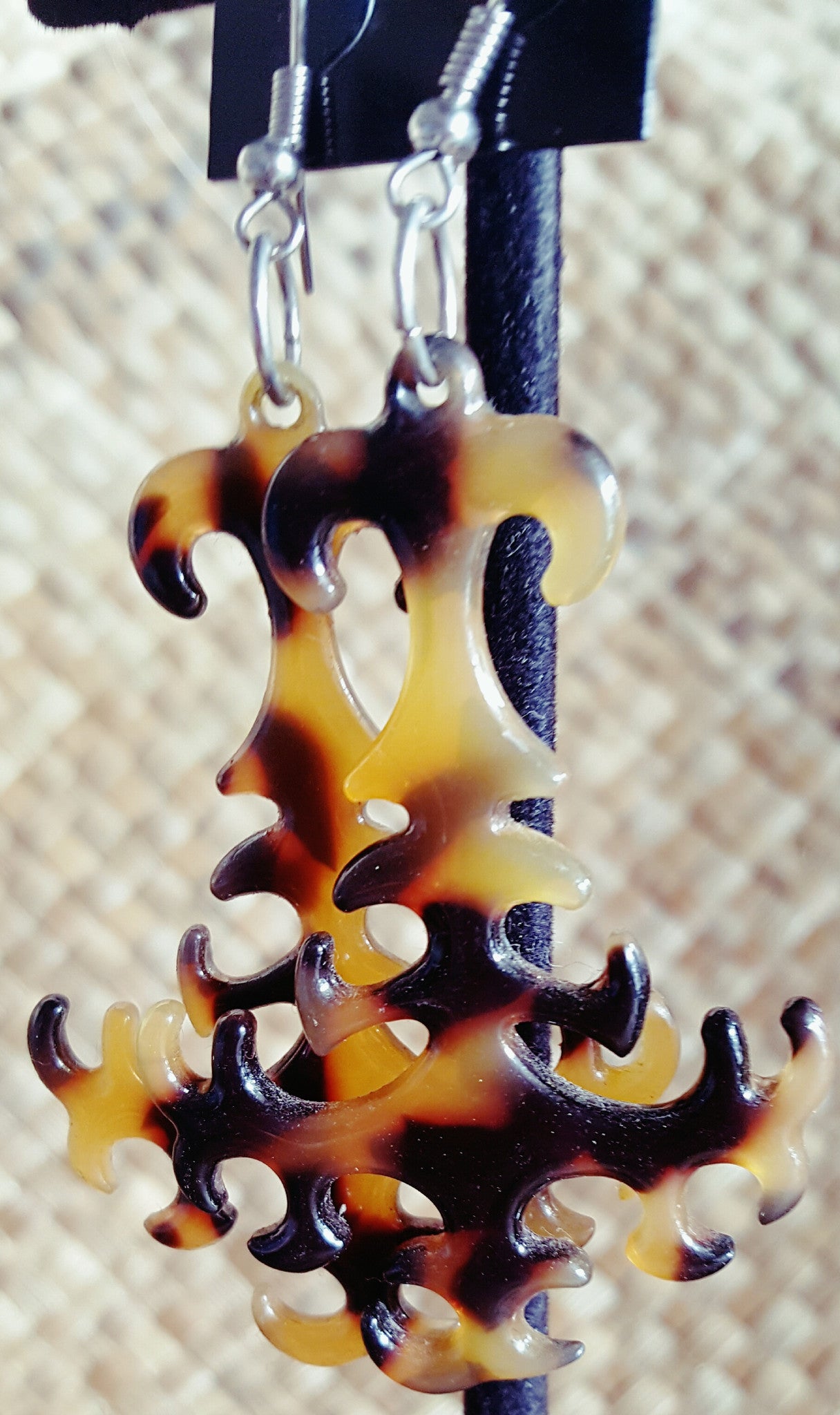 TURTLE SHELL EARRINGS