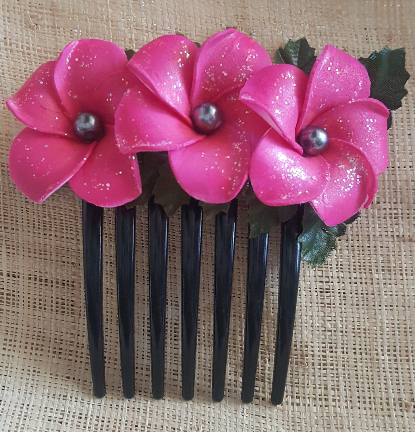 Plumeria Hair Comb