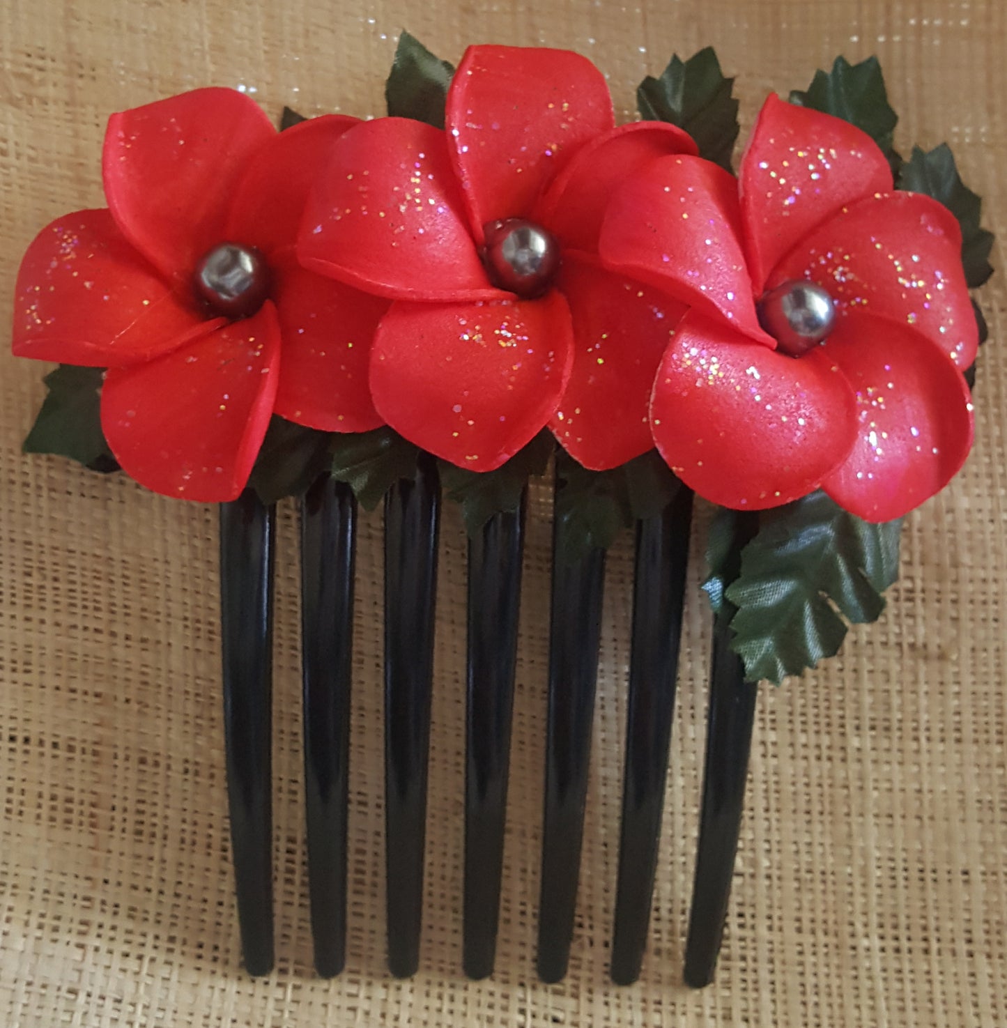 Plumeria Hair Comb