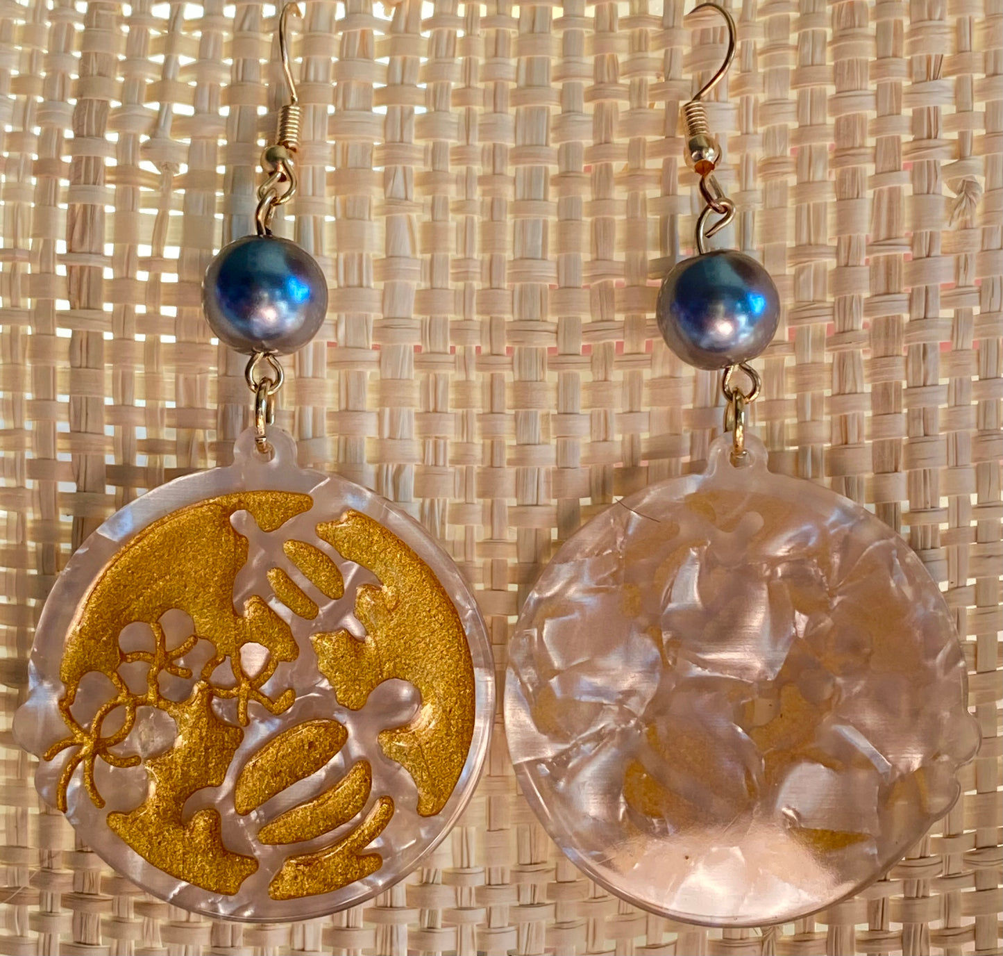 Turtle Shell Earrings