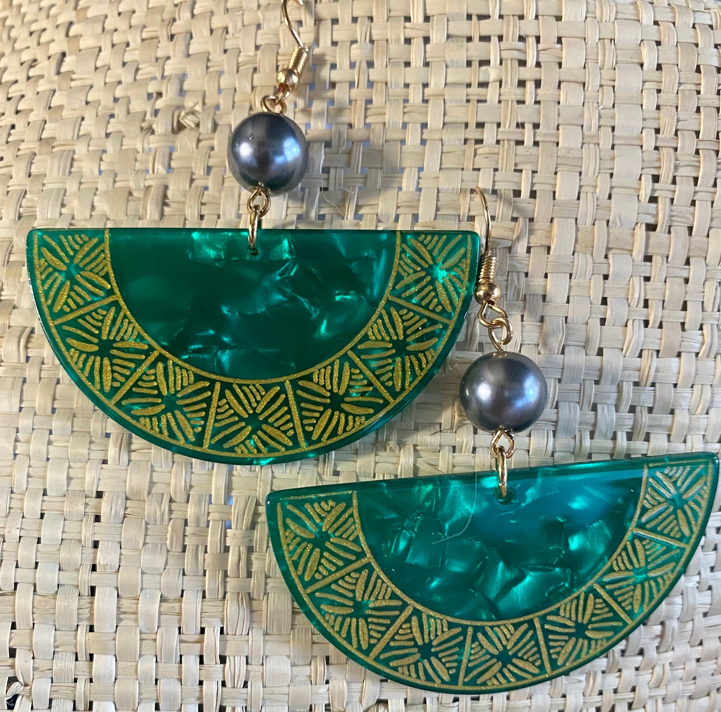 Turtle Shell Earrings