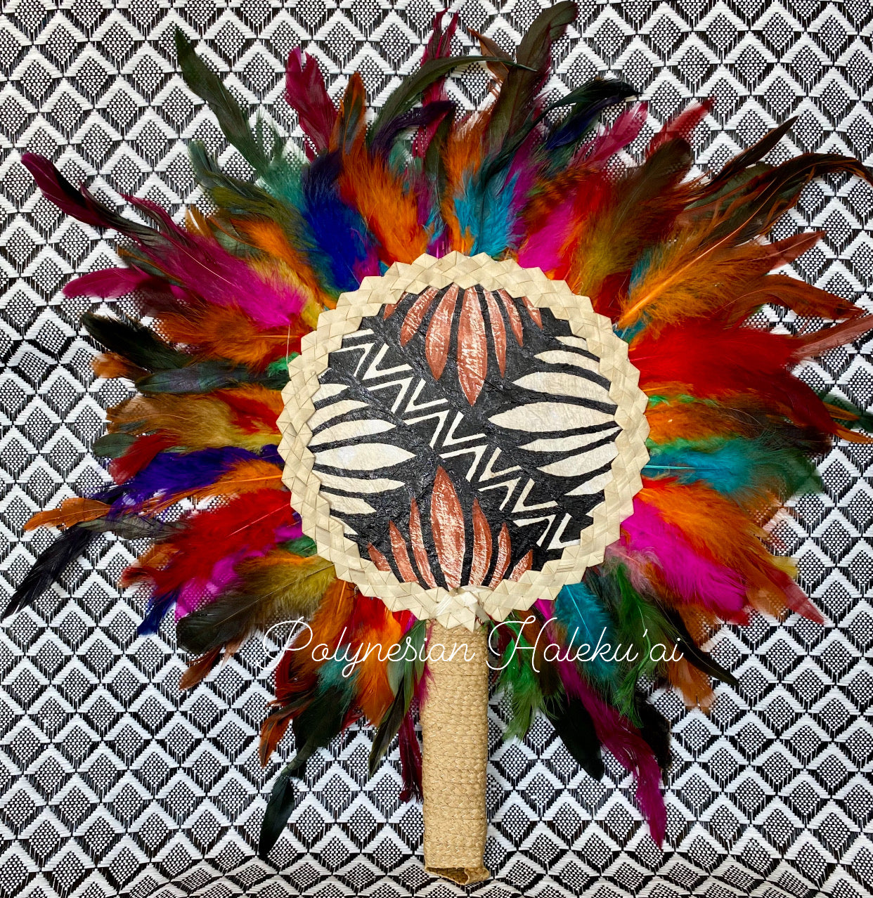 Polynesian Hand Fan