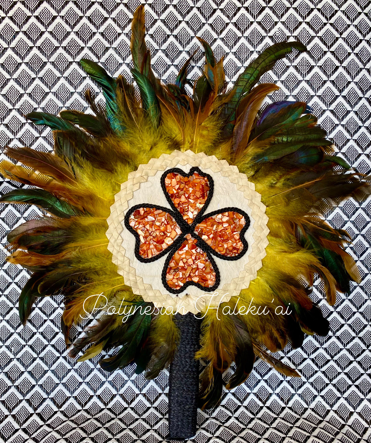 Polynesian Hand Fan
