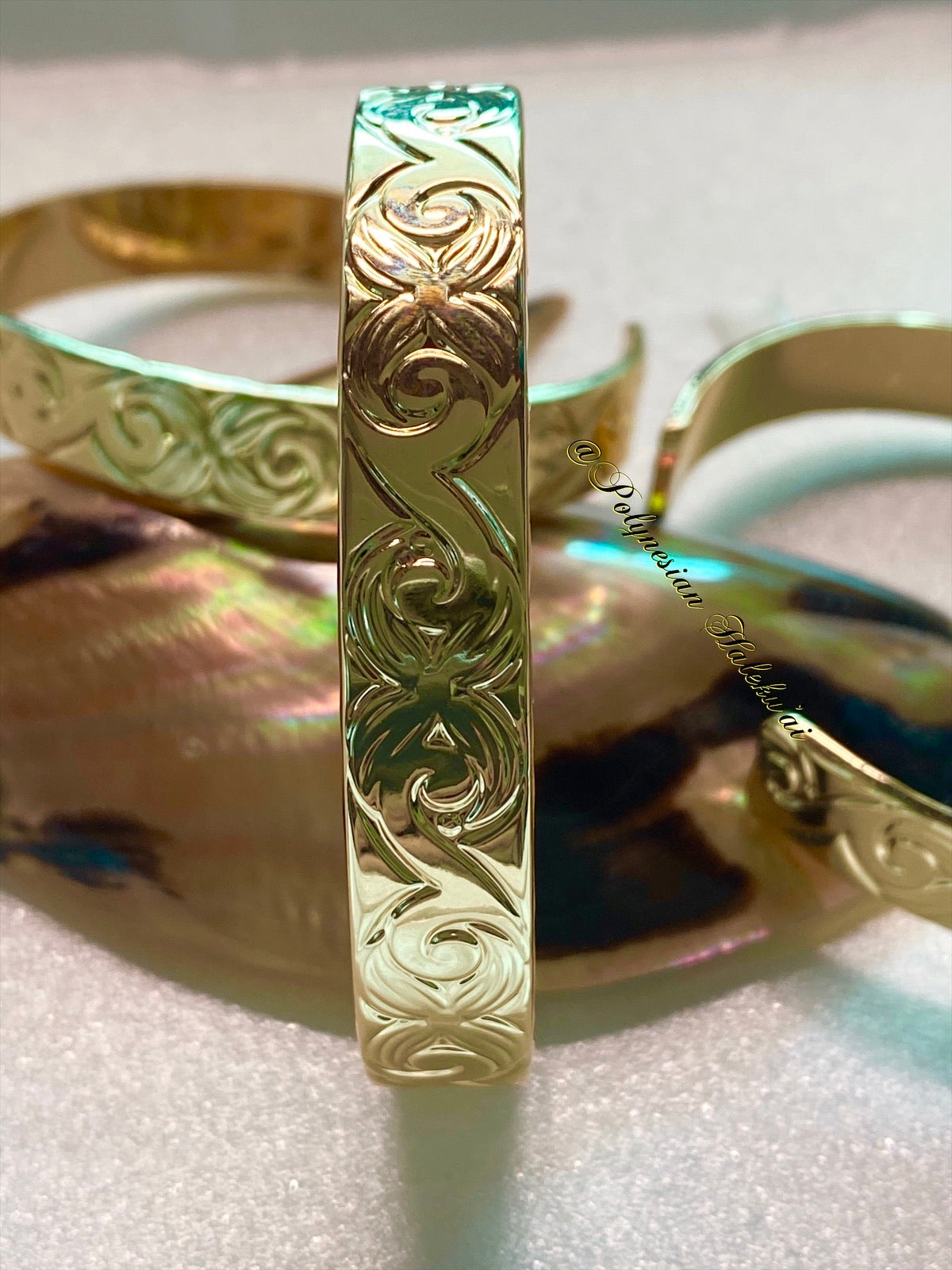 Pua Design Cuff Bracelet