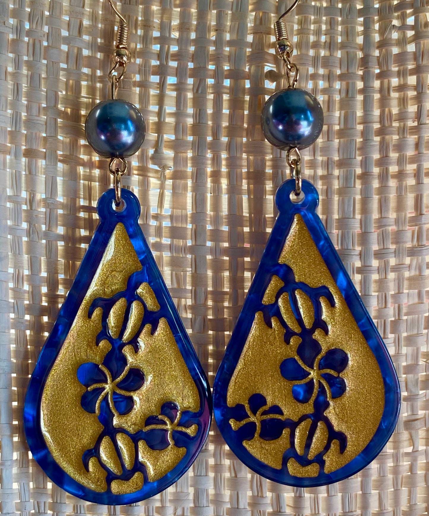 Turtle Shell Earrings