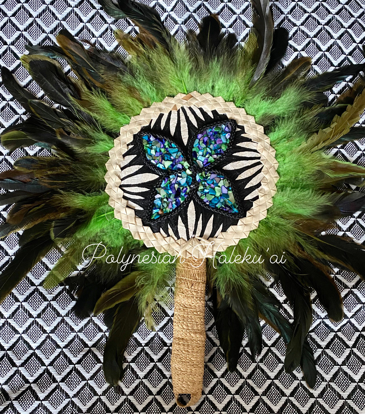 Polynesian Hand Fan