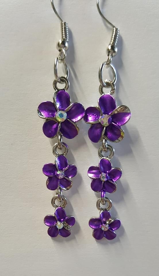 Plumeria Earrings