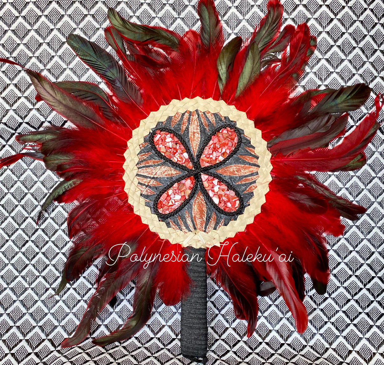 Polynesian Hand Fan