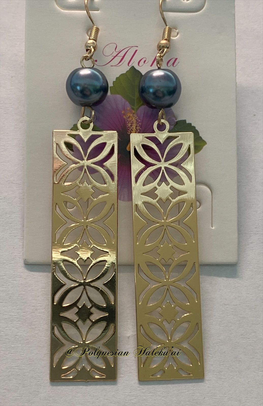 Kupesi Square Drop Earrings