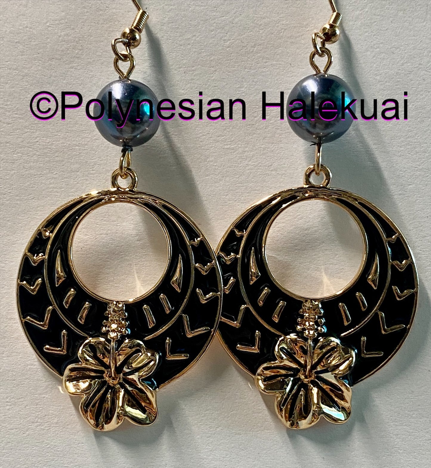 Hibiscus Earrings