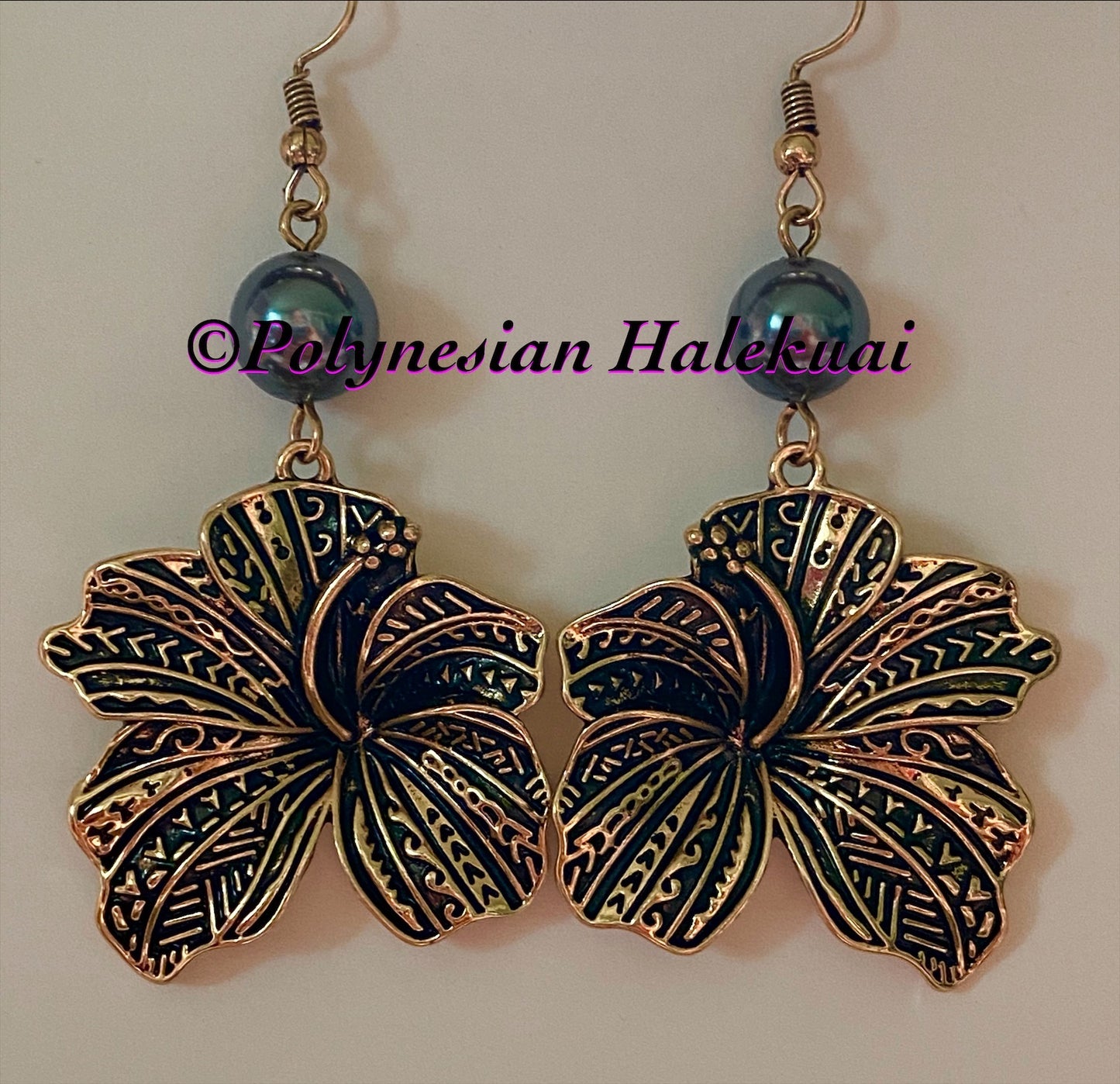 Hibiscus Earrings