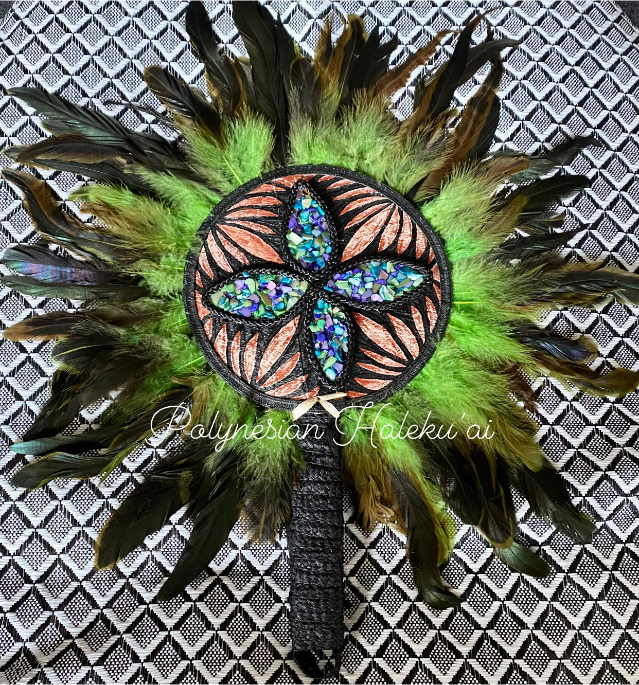Polynesian Hand Fan