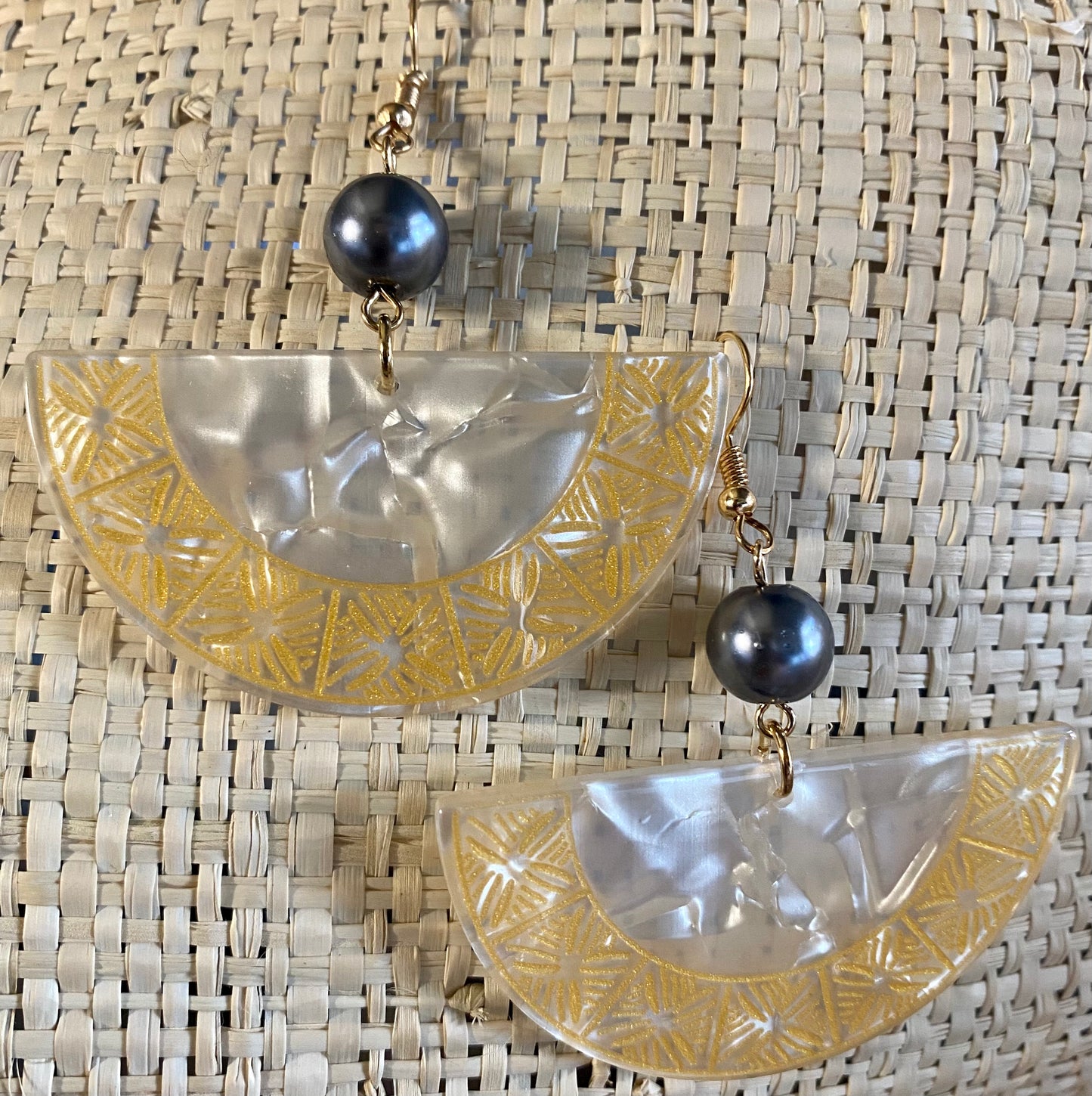 Turtle Shell Earrings