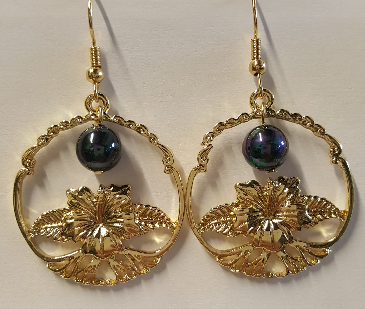 Hibiscus Earrings