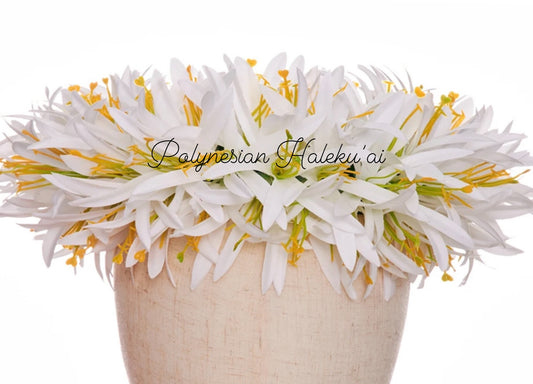 Spider Lily Lei Po’o(head lei)