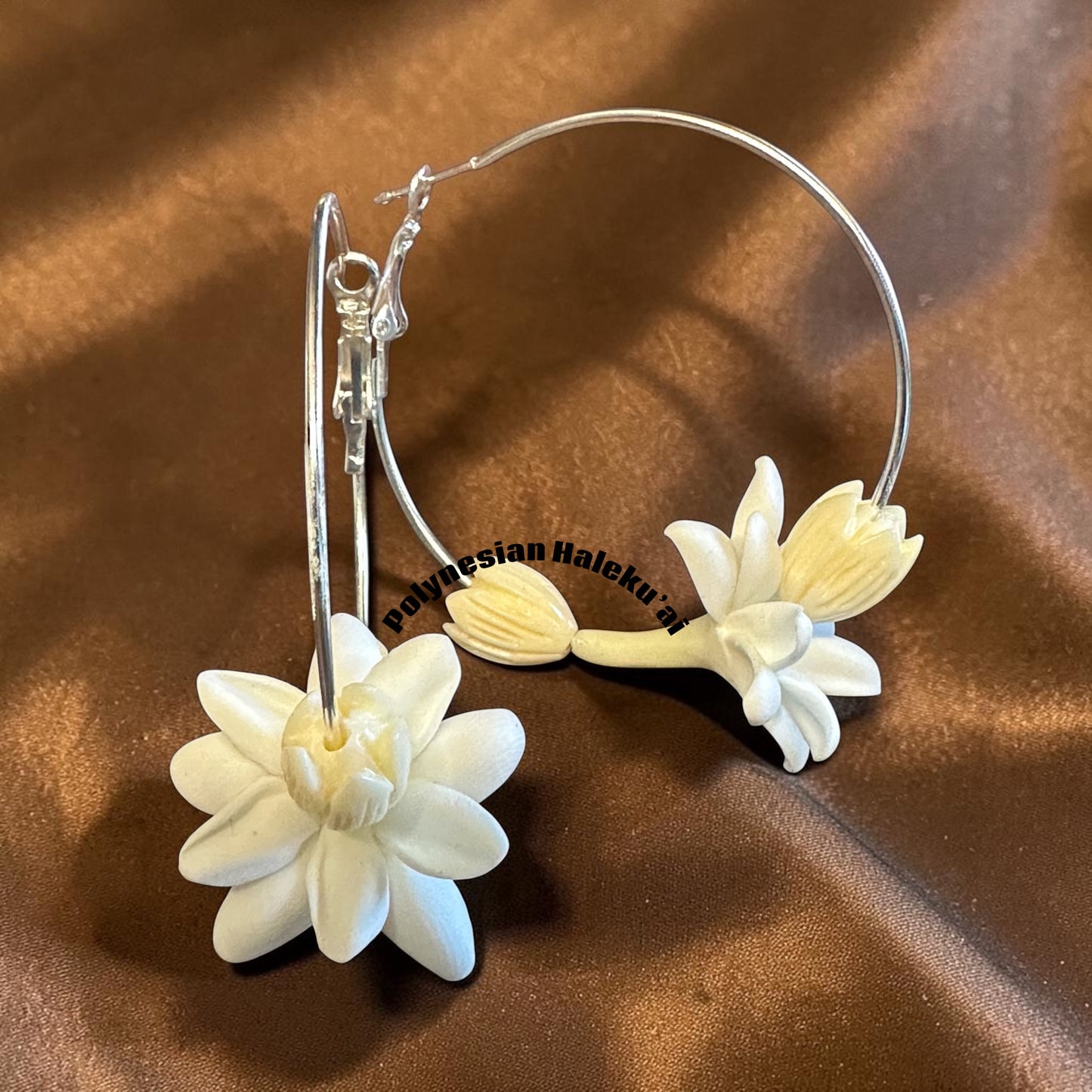 Pikake Hoop Earrings