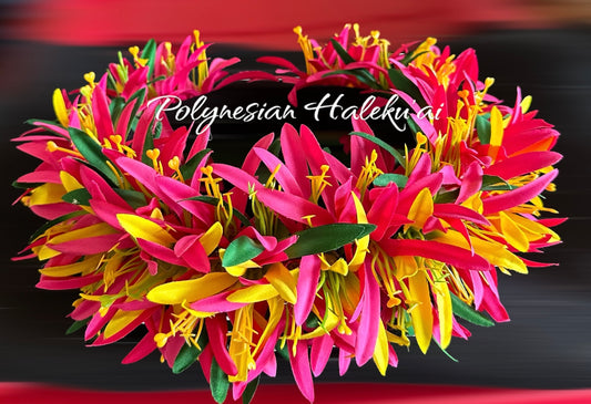 Spider Lily Lei Po’o( lei for your head)