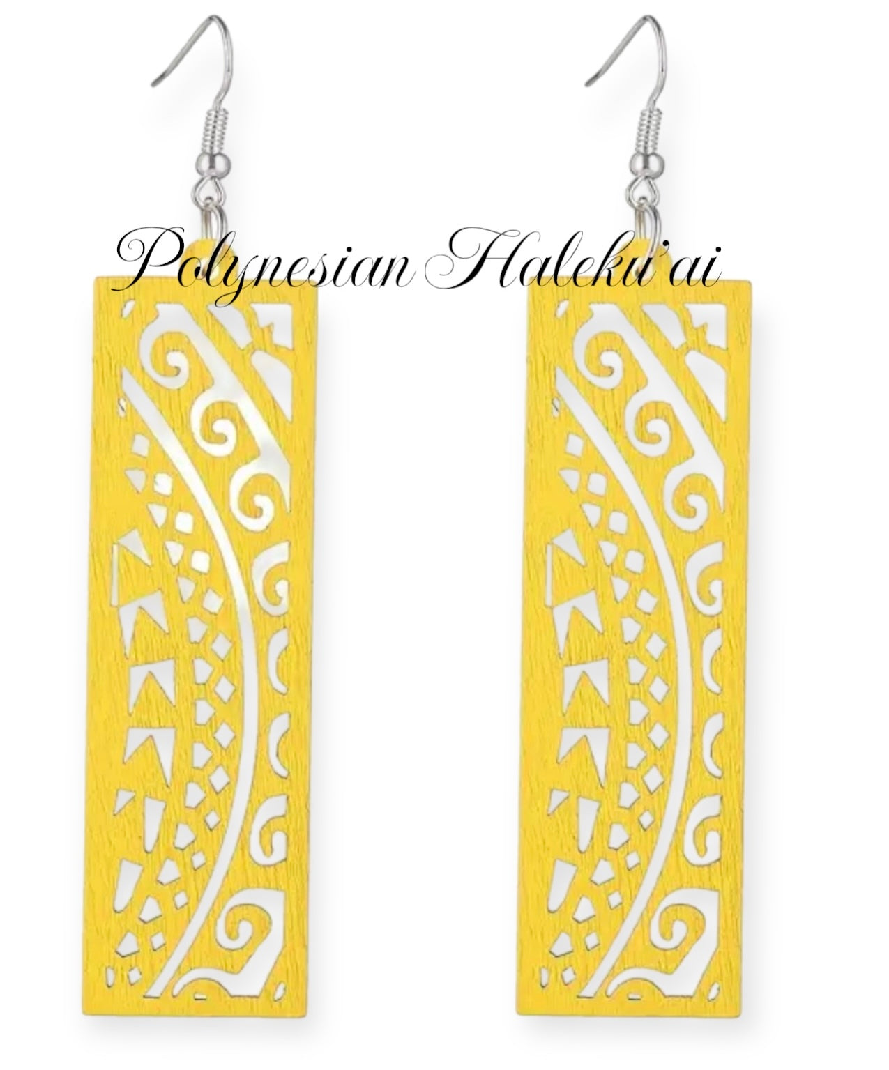 Wooden Tribal Earrings