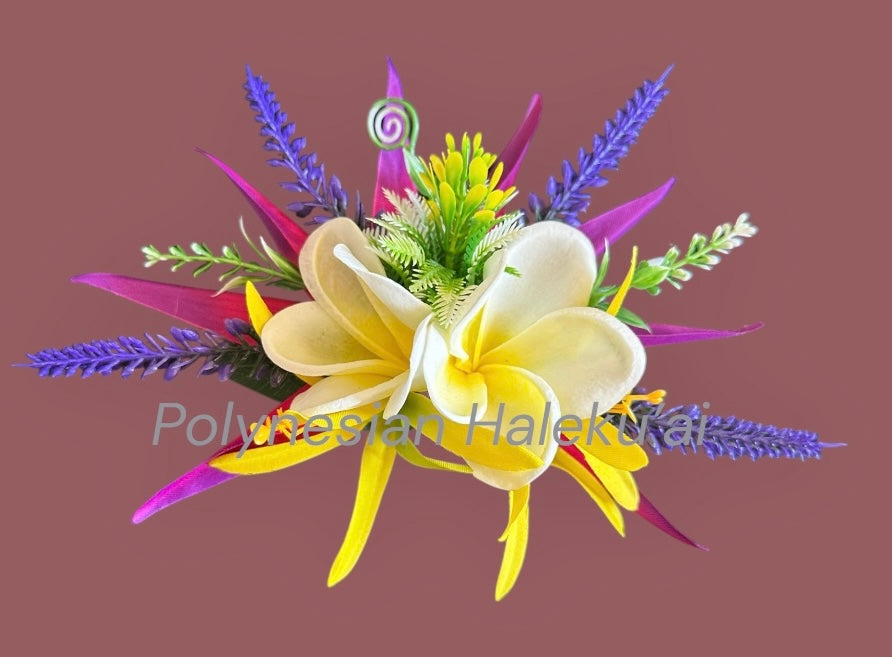 Plumeria Hair Clip