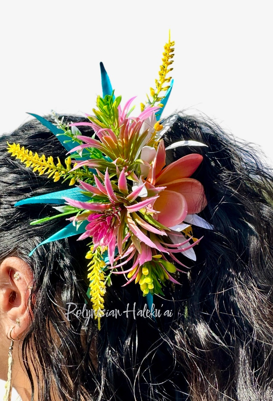 Plumeria Hair Clip