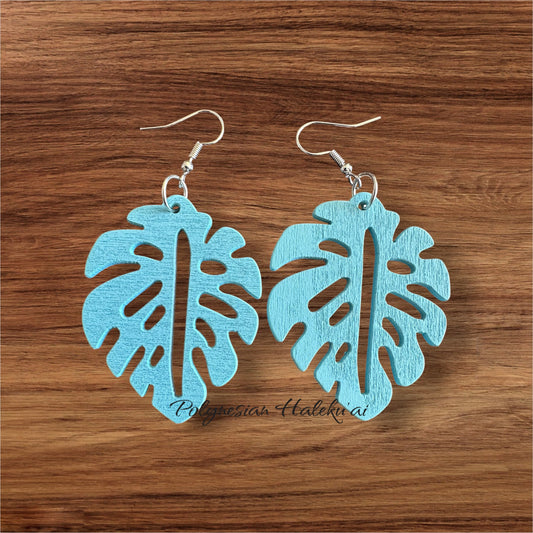 Monstera Earrings