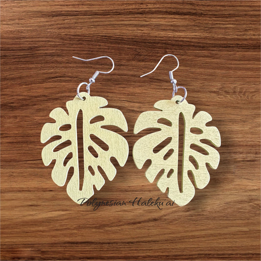 Monstera Earrings