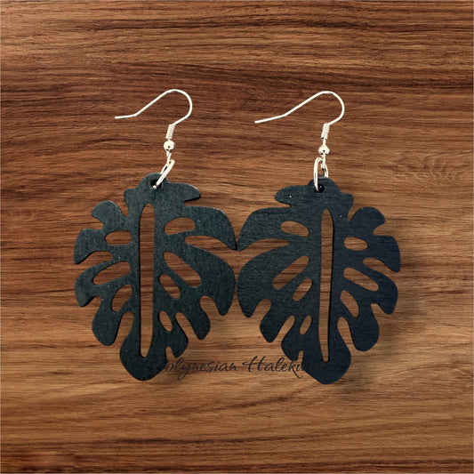Monstera Earrings