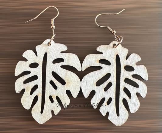 Monstera Earrings