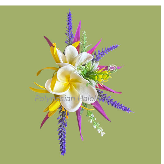 Plumeria Hair Clip