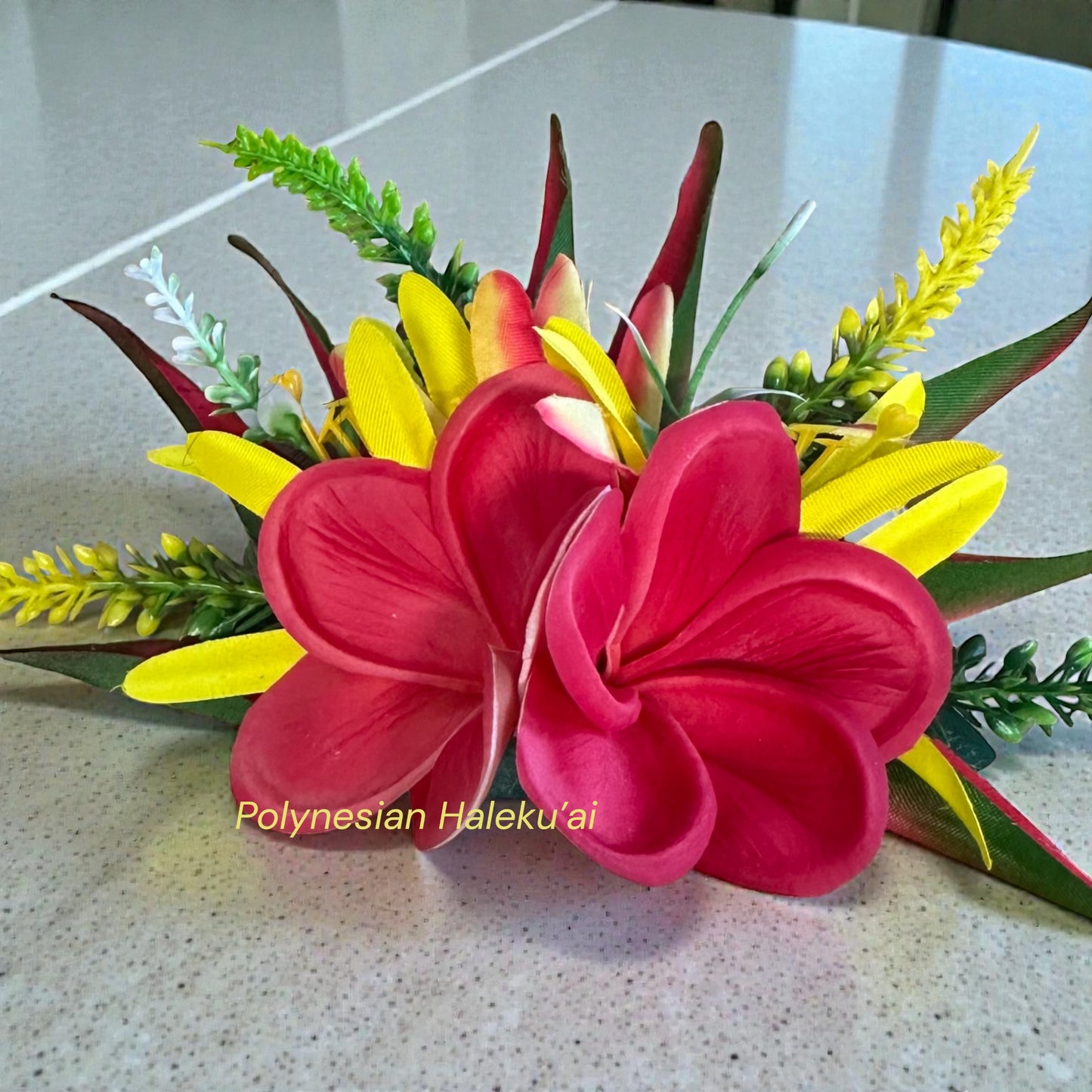 Plumeria Hair Clip