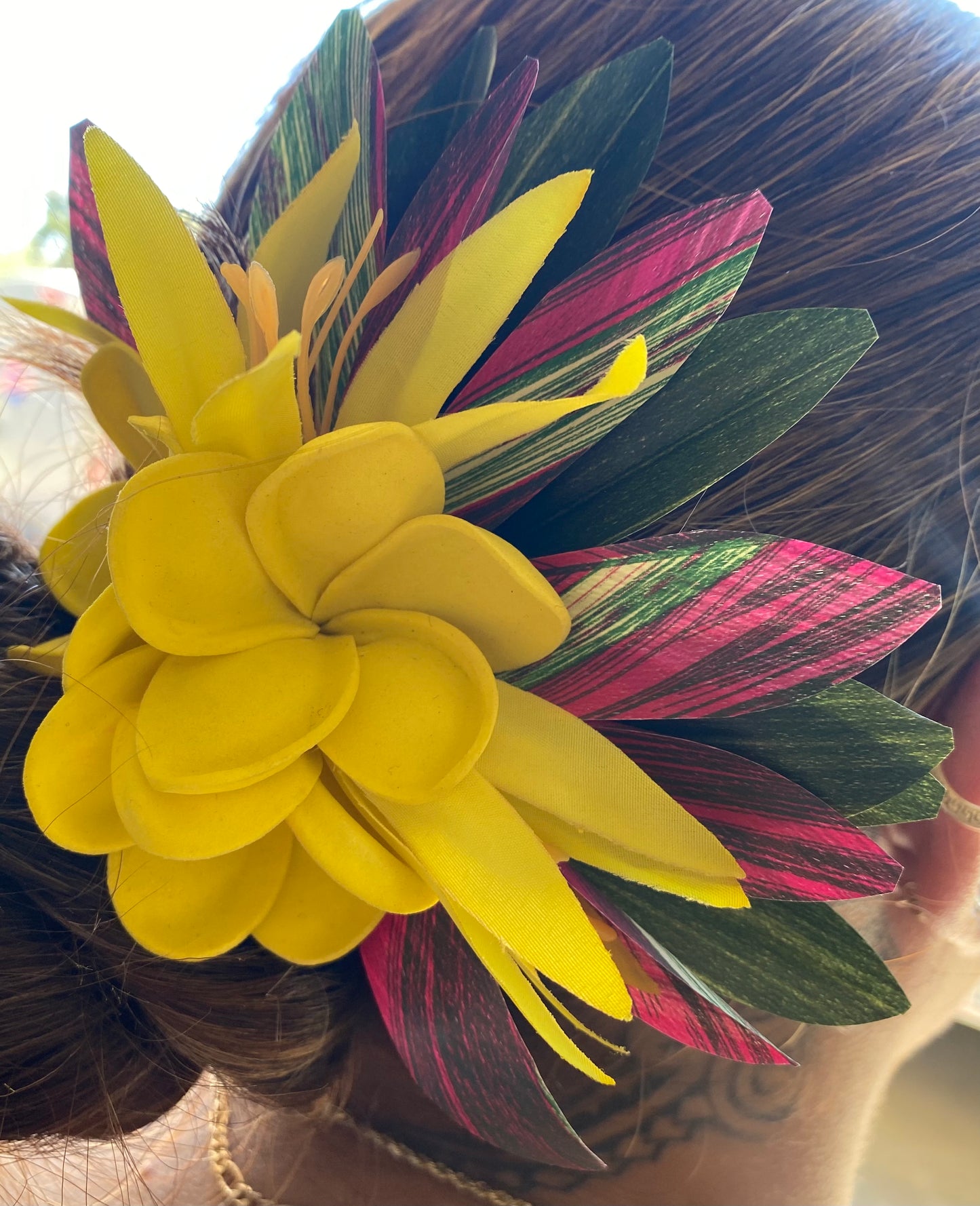 Plumeria Hair Clip