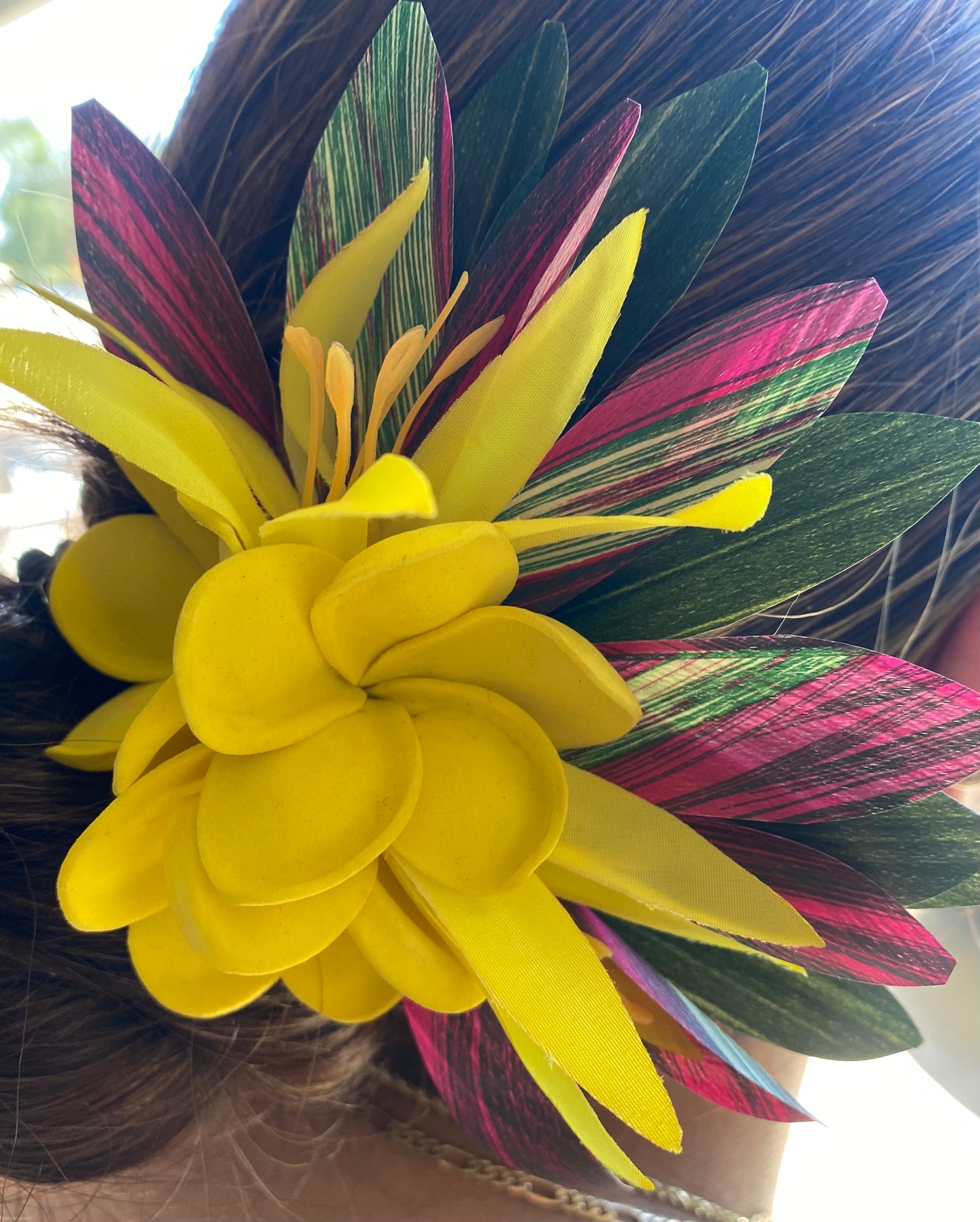 Plumeria Hair Clip
