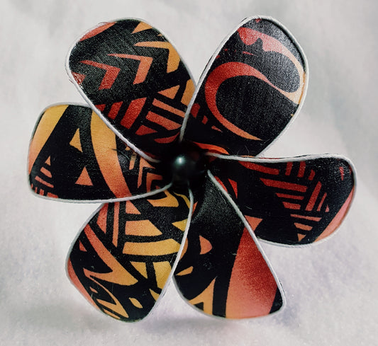 Tribal Design Fabric Hairflower