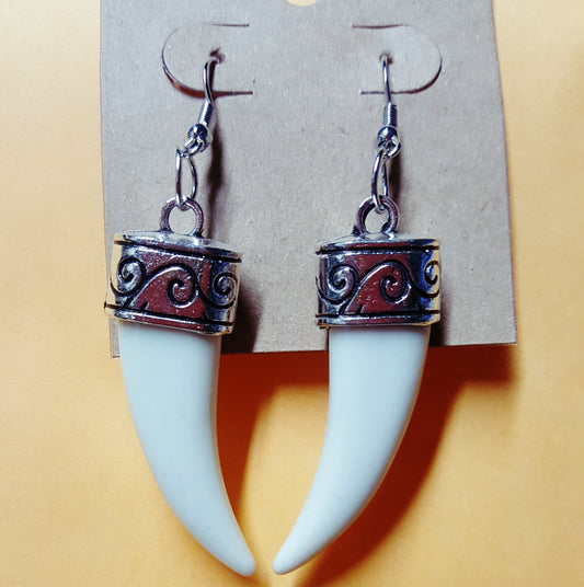 Tusk Shape Earrings