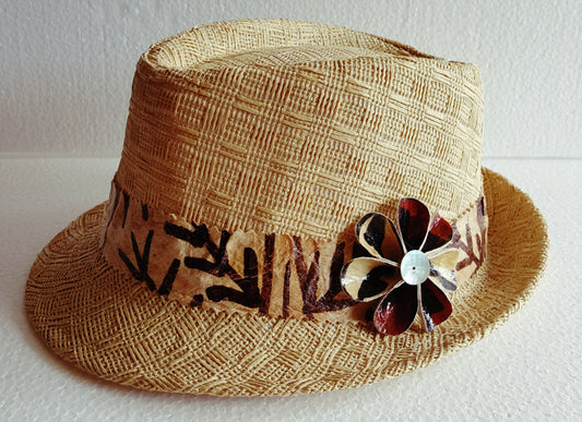 Tapa Fedora Hat