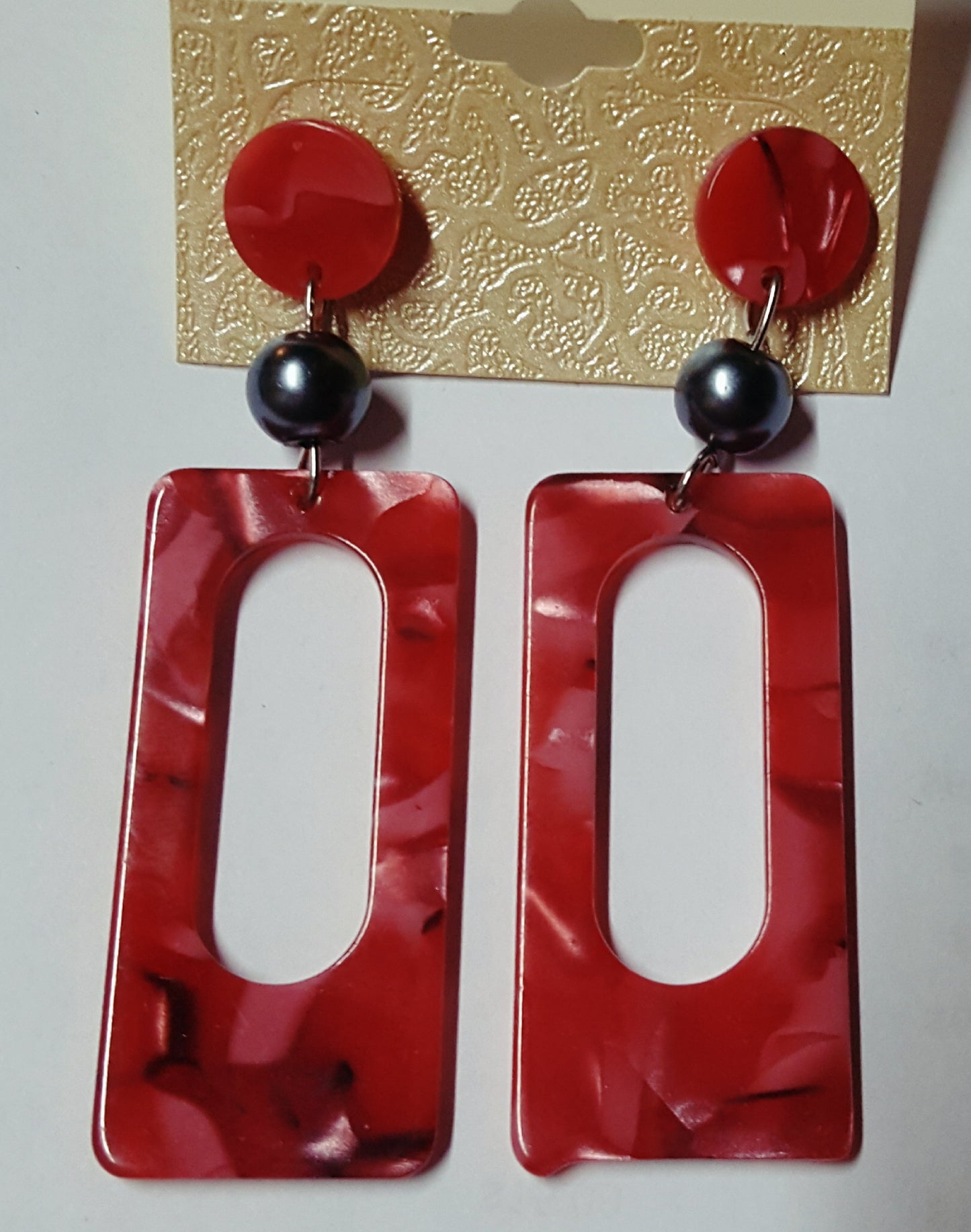Imitation Turtle Shell Earrings