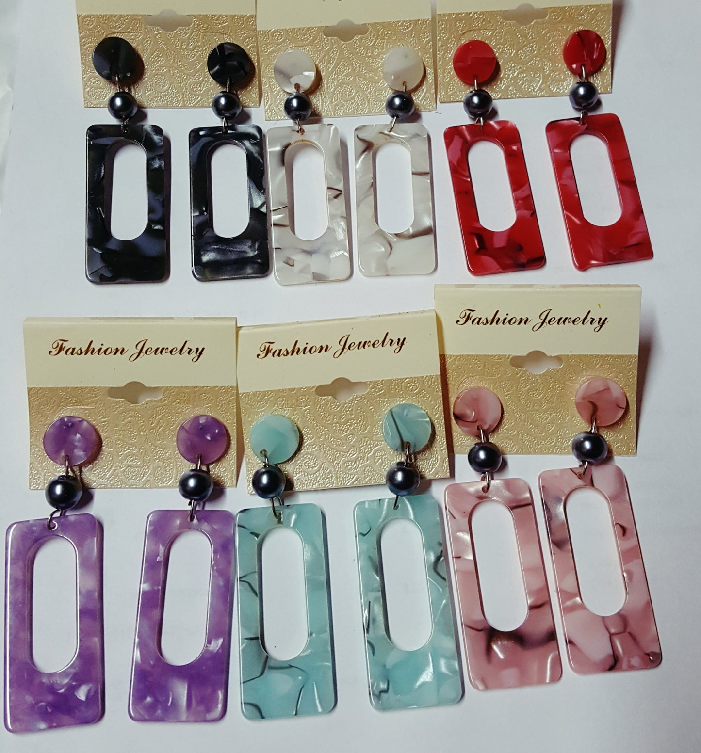 Imitation Turtle Shell Earrings
