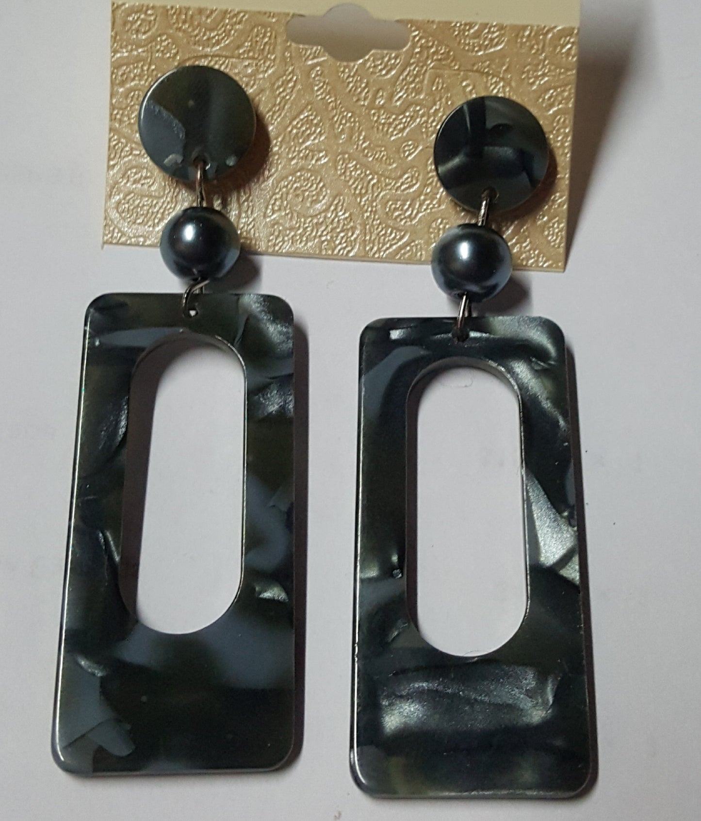 Imitation Turtle Shell Earrings