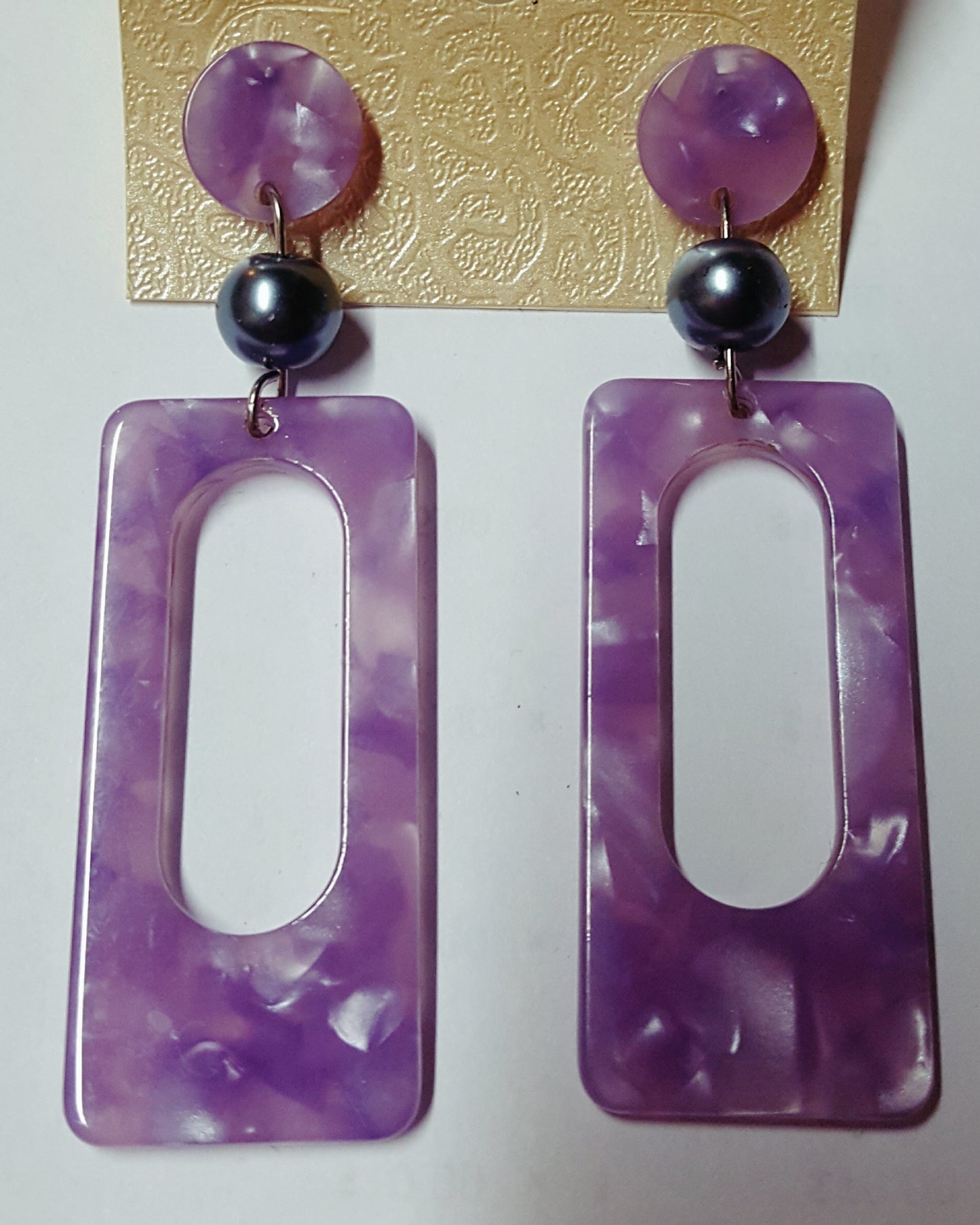Imitation Turtle Shell Earrings