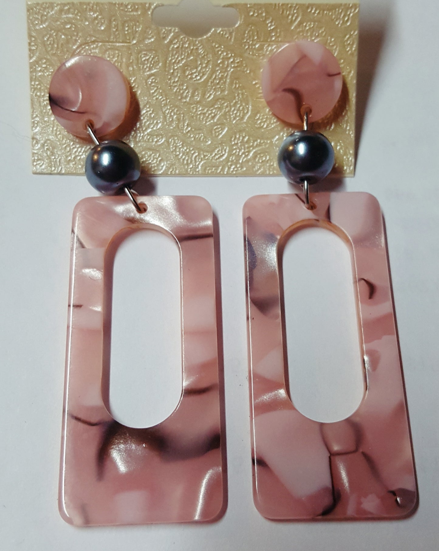 Imitation Turtle Shell Earrings