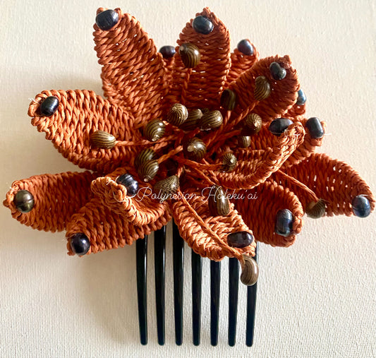 Flower Haircomb