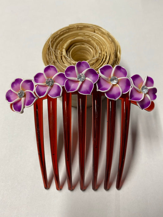 Flower Haircomb