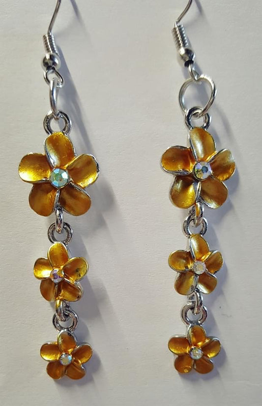 Plumeria Earrings