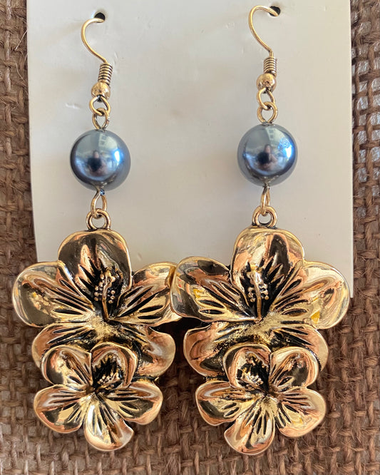 Hibiscus Earrings