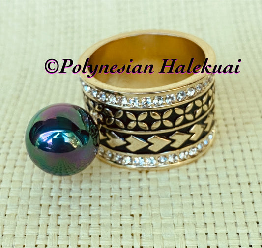 Tribal Pearl Ring