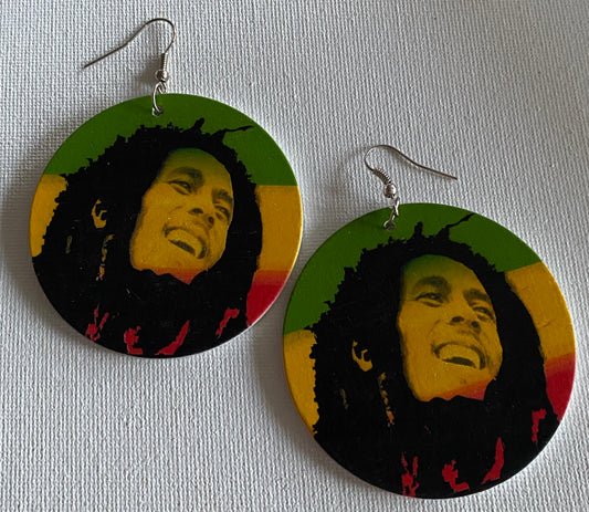 Bob Marley Earrings