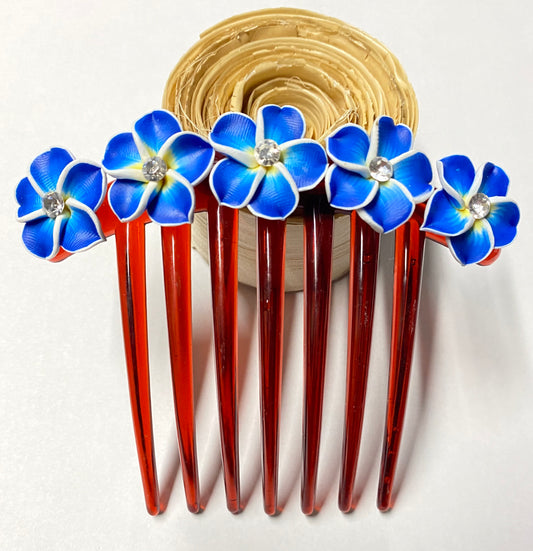 Flower Haircomb