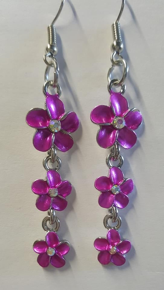 Plumeria Earrings